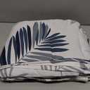 OAITE Duvet Cover Set,100% Cotton Comforter Cover with Leaf Pattern Duvet Cover Set,Soft Bedding Set Includes with 3 Piece (2 Pillow Shams,1 Duvet Cover) (King-104" x 90")