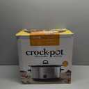 Crock-Pot 7 Quart Oval Manual Slow Cooker, Stainless Steel (SCV700-S-BR), Versatile Cookware for Large Families or Entertaining