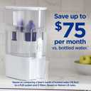 PUR Water Filter Dispenser XL 44-Cup with 2 Genuine PUR Filters, 44-Cup Capacity, 2-in-1 Powerful, Faster Filtration, Dishwasher Safe, (PDI4000Z)
