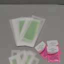 Wax Strips for Hair Removal Kit: 60 Pieces 40 Body & 20 Facial Waxing Strips for Face, Eyebrow, Arms, Legs, Underarm, and Bikini