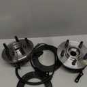 Set of 2 Front Wheel Bearing and Hub Assembly with ABS & 5-Lug Fit for:-Jeep Wrangler 2011 2012 2013 2014 2015 2015 2017, Wrangler JK 2018 3.6L 3.8L OE# 513369 HA590482 52060398AD 52060398AE