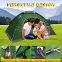 Camping Tent 2/3 PersonPortable Double Layer Outdoor Dome Tent, Waterproof Windproof Easy Setup - Suitable for Adventure, Weekend Hiking Trips, 80 x 60