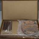 Dorhors Mug Holder Tree,Coffee Cup Holder with 6 Hooks, Wood Mug Rack for Counter,Coffee Bar Accessories and Orgnizer Station(Brown)