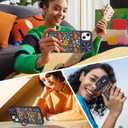 for iPhone 14 Case with Slide Camera Cover, Mushroon Cases for iPhone 14 with Ring Holder, Mushroon Eyes Stylish Aesthetic Designer Slim Protective Cover for 14