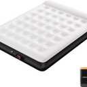 COMMOUDS Queen Air Mattress with Built-in USB Rechargeable Air Pump, Camping Blow up Mattress, Portable Inflatable Mattress, Air Bed for Outdoor, Travel, Home and Guest, 8" Raised