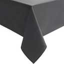 Hiasan Grey Rectangle Tablecloth - Waterproof Wrinkle Resistant Washable Fabric Table Cloth for Dining Room Kitchen and Outdoor Use, 60 x 84 Inch