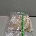 JOIEDOMI 36" Christmas Burlap Tree Skirt with Snowflakes, Decoration for Xmas Home Holiday Indoor Outdoor Seasonal Decors (Beige)