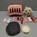 G.C 13Pcs Dog Toys for Kids Girls, Walking Barking Electronic Interactive Stuffed Dog Plush with Carrier & Accessories Toys Pretend Play Puppy Pet Care Playset, Gifts for Little Girls 3 4 5 6 Year Old