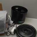 Humidifiers for Large Room Home Bedroom 2000 sq.ft. 17L/4.5Gal Large Humidifier with Extension Tube & 4 Speed Mist,Top Fill Wholehouse Humidifier with 360Nozzle for Plant Commercial Greenhouse(Black)