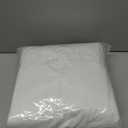 Amazon Basics Waterproof Breathable Mattress Protector, Queen Size, 18 inch Deep, Machine Washable, White