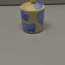 Mini Blue and White Porcelain Jar with Lid, Airtight Ceramic Spice/Tea/Condiment Container Vintage Chinoiserie Decorative Accent, Small Vase, Storage Canister for Kitchen & Home Decor