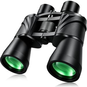 Pankoo 20x55 Binoculars for Adults High Powered Large View Waterproof Optics with Clear Low Light Vision, Easy Focus for Hunting, Bird Watching, Concerts, Sports
