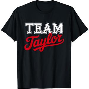 Team Taylor Vintage T-Shirt (Black, S)