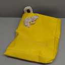 American Mahjong Set Bag, Tiles Bag and Mahjong Racks&Pushers Drawstring Bag Included (Yellow, Case Only)