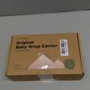 KeaBabies Baby Wrap Carrier - All in 1 Original Baby Carrier Newborn to Toddler Sling, Easy to Wear, Hands Free Bonding, Lightweight, Breathable Infant Wraps (Pink Daisies) (One Size (Pack of 1))