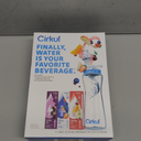 Cirkul 22oz. BPA-Free Plastic Water Bottle Starter Kit with Blue Lid, 3 Flavor Cartridges (1 LifeSip Fruit Punch, 1 FitSip Mixed Berry, 1 GoSip Black Cherry) Zero Calories and No Sugar