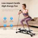 ZCMHAXJ Balance Board for Adults, Ski Machine Exercise Equipment with Resistance Bands, Rock Stepper Featuring LCD Monitor, Portable Wobble Board or Full Body Workout at Home Gym