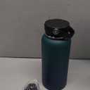 Navigate 32 oz Insulated Stainless Steel Sports Water Bottle with Spout & Handle Lids,Wide Mouth Water Jug with Double Walled Leak Proof Keep Cold for 24 Hrs Hot for 12 Hrs, Blue Gradient