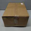 Round PU Leather Ottoman Foot Rest, Foam-Filled Pouf for Sofa and Living Room, Zippered Cover with Removable Foam Insert for Easy-Clean Care, 15.5" D x 8" H