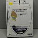 Bemis 7300SLEC Slow Close Toilet Seat, Easy Clean Hinges and Durable Plastic Seat, Made in USA, Elongated, White