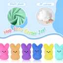 vizethru 12 Pcs Easter Bunny Plush Toys,Easter Basket Stuffers Toys for Kids,Bunny Stuffed Animals, Easter Party Favors Gift Toys for Kids