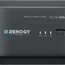 Renogy 12V 40A DC to DC Battery Charger for Flooded, Gel, AGM, and Lithium, Using Multi-Stage Charging in RVs, Commercial Vehicles, Boats, Yachts, Caravan