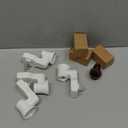 Blank Plug in Air Freshener,4-Set Wall Plug Oil Diffuser for DIY Characteristic Home Scent from Natural Essential Oil, EO+Water, Fragrance Refill (4 Polarized Plug+4 Glass+4 Wick)