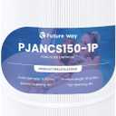 Future Way CS150 Pool Filter Cartridge Replacement for Jandy CS150, CCX1500RE, Replace Jandy R0462300, Pleatco PJANCS150, PXST150, 150 sq. ft