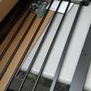 Babelio Baby Gate for Doorways and Stairs, 26-40" Auto Close Dog Gate, PressGuard C5, Easy-Install Pressure Mounted Satey Door, No Drilling Safety Gate for Child and Pets, Black