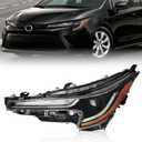 JFN Headlight Compatible with 2023-2024 Corolla LE w/LED DRL (New, Driver Side (Left))