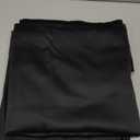 NICETOWN Halloween Pitch Black Solid Thermal Insulated Grommet Blackout Curtains/Drapes for Bedroom Window (2 Panels, 42 inches Wide by 63 inches Long, Black)