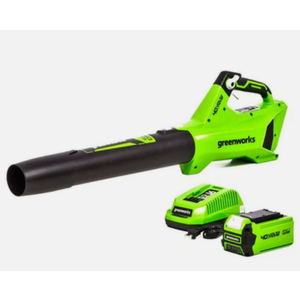 GreenWorks 2411902 40V Blower 450 CFM with 2.5Ah Battery and Charger