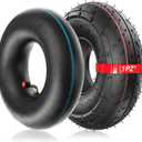 1PZ RE3-34W 3.00-4 (10"x3", 260x85) Tire & Inner Tube with TR87 Bent Valve Stem for Pocket Rocket E300 E325 eZip Scooter Mini Chopper Bike Go Kart Bladez Gas Electric Mobility