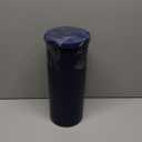 mDesign Plastic Floor Stand Toilet Paper Organizer with Cover, 3-Roll Space-Saving Tissue Storage for Bathroom, Fits Under Sink, Vanity, Shelf, in Cabinet, Corner - Hyde Collection - Navy Blue (Pack of 1)