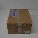 Bathroom Light Fixtures, Brushed Nickel Vanity Lights with Flared White Fabric Shade, 3 Light Wall Sconce, Modern Sconces Wall Lighting for Hallway Bedroom, VL837-BN-3