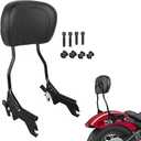 Rear Backrest Sissy Bar w/Docking Hardware Compatible With Harley Softail | Upright Passenger Backrest For 2018-2025 FLSL FXST Heritage Classic FLHC FLHCS Deluxe FLDE Street Bob FXBB FXBBS,Back Support