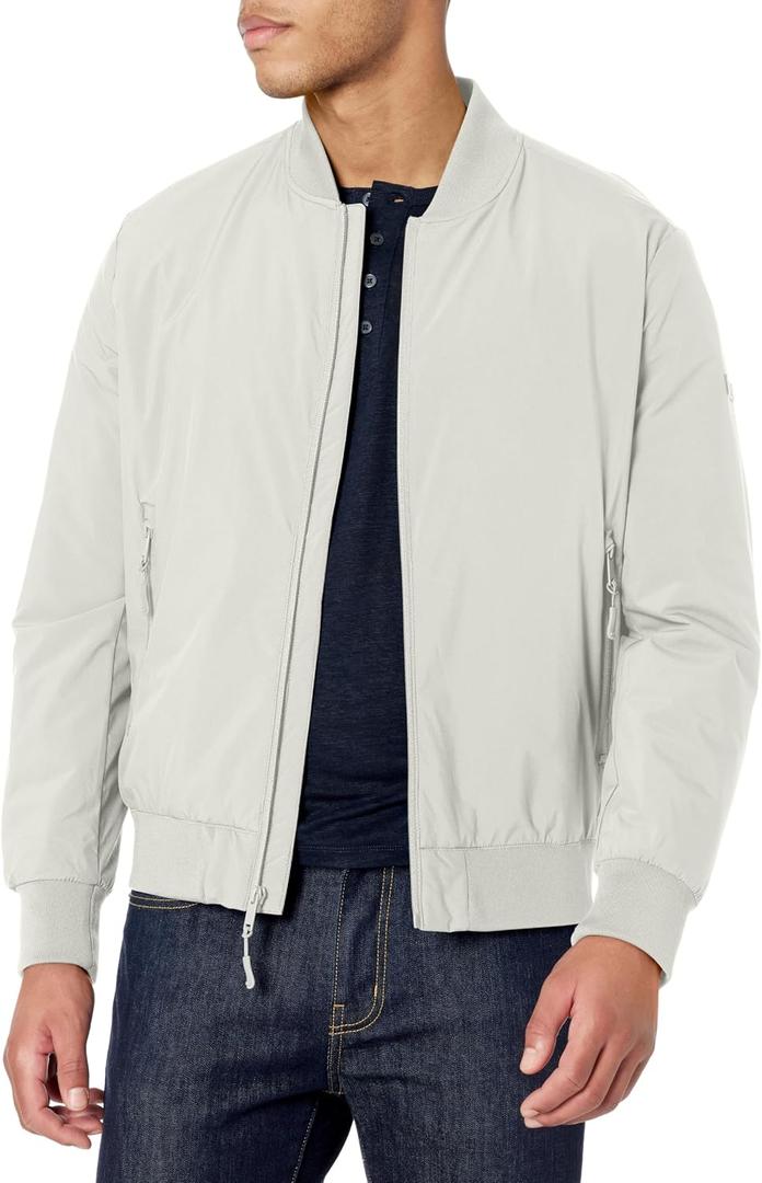 DKNY Men's Clean Zip Front Bomber Jacket XXL