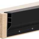 10-Pack Full Face Dock Bumpers, Heavy-Duty Marine Fender Set, Rub Rail & Piling Protection for Boats/Piers (10pcs x 19.7", Black)