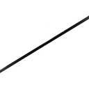 Modern Aluminum Handrail Grab Bar Kit, Adjustable Steel Brackets Included, Returns to Wall, Powder Coated Finish (Black, 5 Foot Handrail Set)