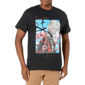 P!nk Unisex-Adult Standard Graffiti Photo T-Shirt (Large, Black)
