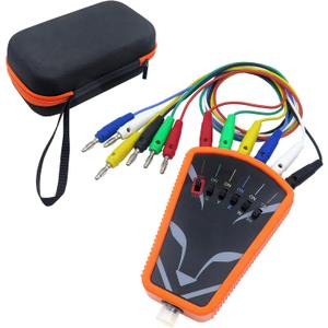 Upgrade HVAC Thermostat Bypass Tool Kit - Replacement for Supco Tradefox Jumper King | Professional Jumper Switch for AC/Heating Unit Diagnostic | with 4 Interchangeable Tips & Carrying Case