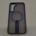 EMMTIPU Galaxy S25+ Plus Case with Stand, Compatible with MagSafe Wireless Charging, [Military Drop Protection] Non-Slip Shockproof Magnetic Phone Case Cover for Samsung Galaxy S25 Plus (Blue)