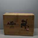 Rollator Walkers for Seniors with Seat, Foldable Walkers for Senior, 8" All-Terrain Wheels, 18" Big Seat, 6-Level Adjustable Height Rolling Walker, 350 lb, Walker for Seniors & Adults (Purple)