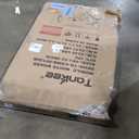 Mobile Clear Glass Whiteboard on Wheels - TANKEE 48" x 32" Dry Erase Board with Stand, Large Rolling White Board with 25 Sheets Paper Pad, Transparent Tempered Glass Board for Office Home School