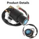Aluminum Ignition Switch with Keys 27005-1129 Replacement for KLR650 KLR 650 1987-2007
