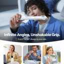 TORRAS for iPhone Air Case, Slim Magnetic Stand, Open-Edge Thin Frame Fit, Hard PC, Fit for MagSafe, Anti-Yellowing Phone Case for iPhone 17 Air, Daily Protection, Clear