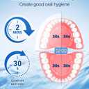 TEETHEORY Rotating Electric Toothbrush for Adults with 8 Brush Heads, Sensitive Gum Care Electric Toothbrush with 3 Modes and 2 Min Smart Timer, Rechargeable Last 60 Days (Black, 1 Count)