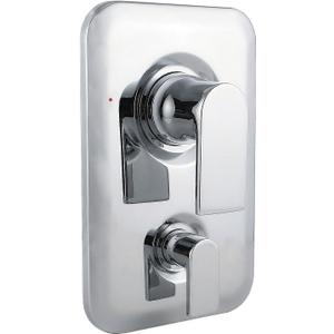 T2470 Chrome Shower Handle 3-Function Transfer Valve Shower Trim Kit, Compatible with Moen T2470 Genta LX Posi Temp Series, 2521, 2551, 2571, or 2581 Valve Required (Valve Not Included)