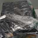 Furnulem Nightstand with 3 Drawers and 2-Tier Shelf, Fabric Small Dresser Organizer Vertical Storage Tower for Bedroom, Closet, Hallway, Nursery, End Table Side Furniture, Sturdy Steel Frame, Wood Top (Rustic Brown)