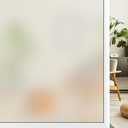 DIFIT Window Privacy Film,Frosted Glass Window Film,Static Cling Window Film,Window Sticker Privacy,Opaque UV Blocking Vinyl Window Film for Glass Door Bathroom Office Living Room (11.8X78.7 inches)